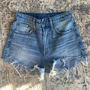 Lucky Brand high rise distressed shorts